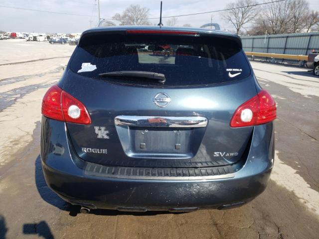 JN8AS5MV9DW627109 - 2013 NISSAN ROGUE S BLUE photo 6