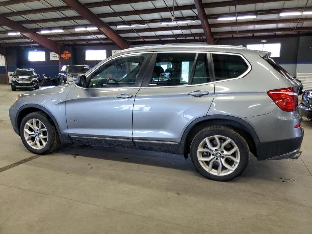 5UXWX9C59D0A30218 - 2013 BMW X3 XDRIVE28I GRAY photo 2