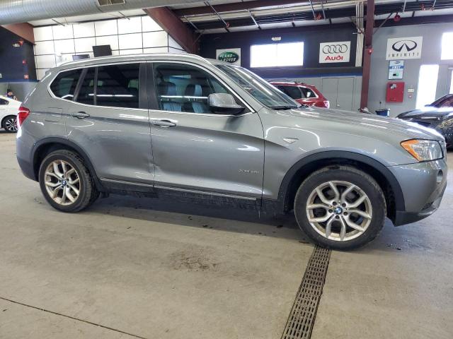 5UXWX9C59D0A30218 - 2013 BMW X3 XDRIVE28I GRAY photo 4