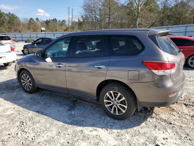 5N1AR2MN3DC686191 - 2013 NISSAN PATHFINDER S GRAY photo 2