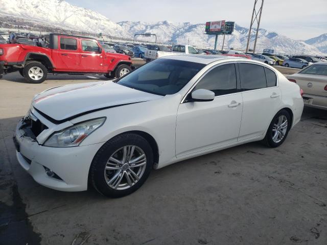 JN1DV6AP7CM813059 - 2012 INFINITI G25 BASE WHITE photo 1