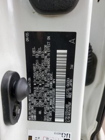 JTJBT20XX60100380 - 2006 LEXUS GX 470 WHITE photo 12