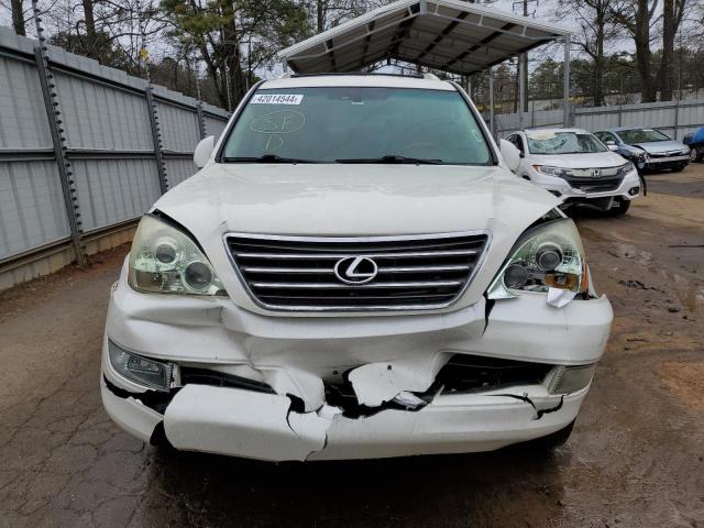 JTJBT20XX60100380 - 2006 LEXUS GX 470 WHITE photo 5