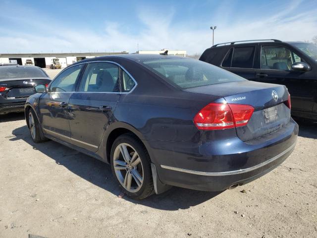 1VWBV7A33FC059978 - 2015 VOLKSWAGEN PASSAT SE BLUE photo 2