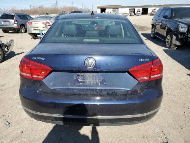 1VWBV7A33FC059978 - 2015 VOLKSWAGEN PASSAT SE BLUE photo 6