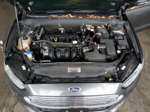 3FA6P0H72GR117229 - 2016 FORD FUSION SE GRAY photo 11