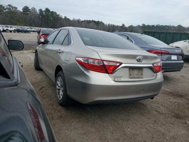 4T4BF1FK6GR571616 - 2016 TOYOTA CAMRY LE GOLD photo 2