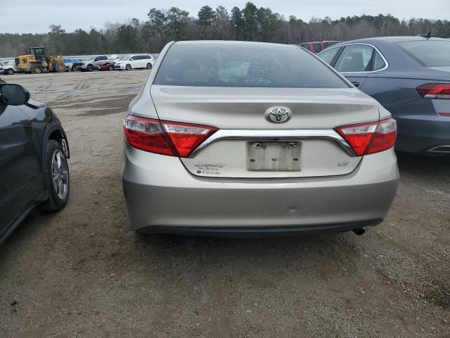 4T4BF1FK6GR571616 - 2016 TOYOTA CAMRY LE GOLD photo 6