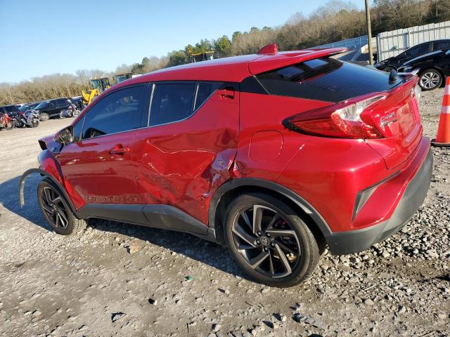 JTNKHMBX7L1094276 - 2020 TOYOTA C-HR XLE RED photo 2