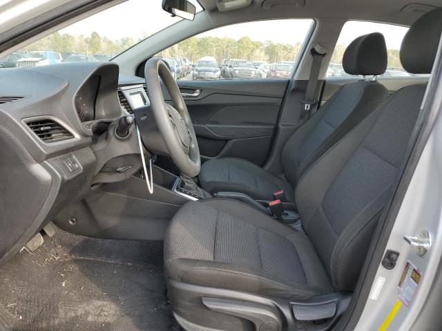 3KPC24A35KE075116 - 2019 HYUNDAI ACCENT SE فضي صورة 7