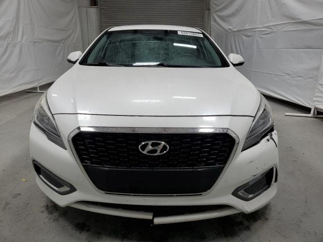 KMHE24L12GA029138 - 2016 HYUNDAI SONATA HYBRID WHITE photo 5