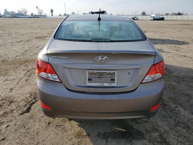 KMHCU4AE0DU581562 - 2013 HYUNDAI ACCENT GLS TAN photo 6