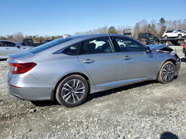 1HGCV3F40KA021911 - 2019 HONDA ACCORD HYBRID EX SILVER photo 3