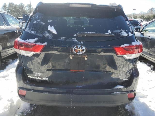 5TDBZRFH5KS720569 - 2019 TOYOTA HIGHLANDER LE BLACK photo 6