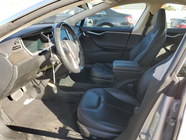 5YJSA1H10EFP36499 - 2014 TESLA MODEL S Արծաթագույն լուսանկար 7