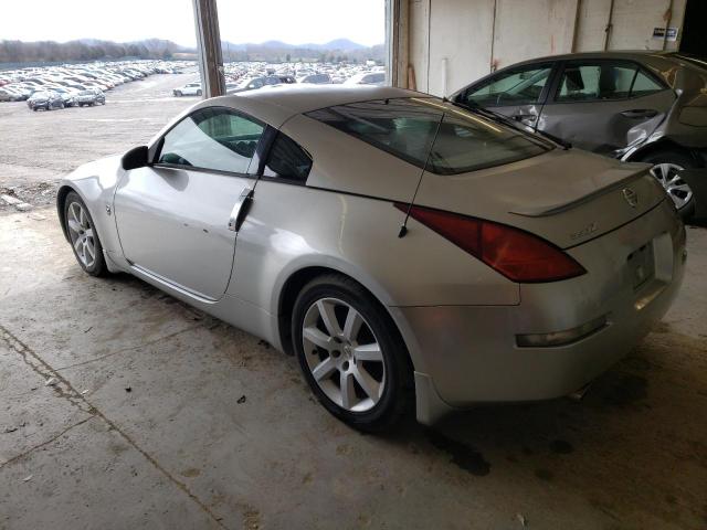 JN1AZ34D93T115498 - 2003 NISSAN 350Z COUPE SILVER photo 2