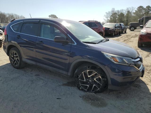 2HKRM3H40GH567620 - 2016 HONDA CR-V SE BLUE photo 4