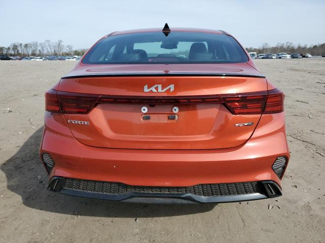 3KPF54AD8PE607382 - 2023 KIA FORTE GT LINE ORANGE photo 6