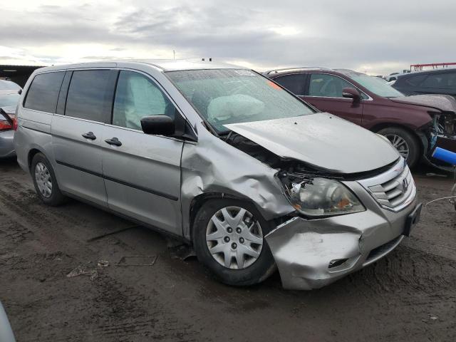 5FNRL38209B031057 - 2009 HONDA ODYSSEY LX SILVER photo 4