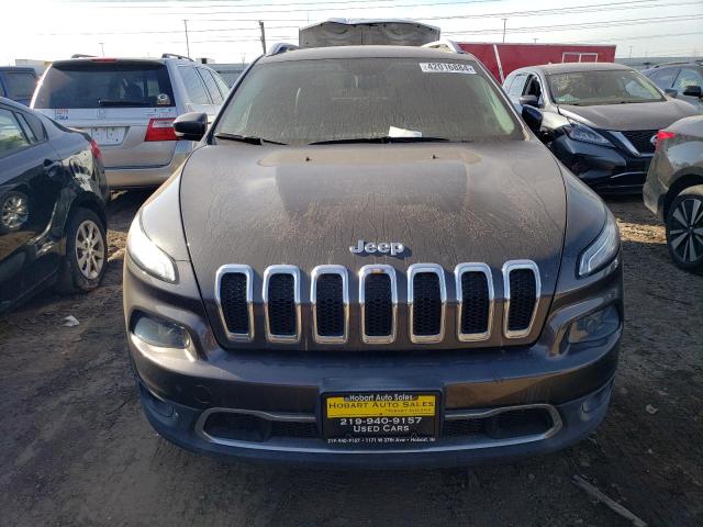 1C4PJMDS9EW248136 - 2014 JEEP CHEROKEE LIMITED GRAY photo 5