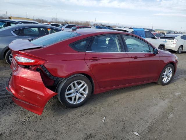 3FA6P0HR8DR208633 - 2013 FORD FUSION SE RED photo 3