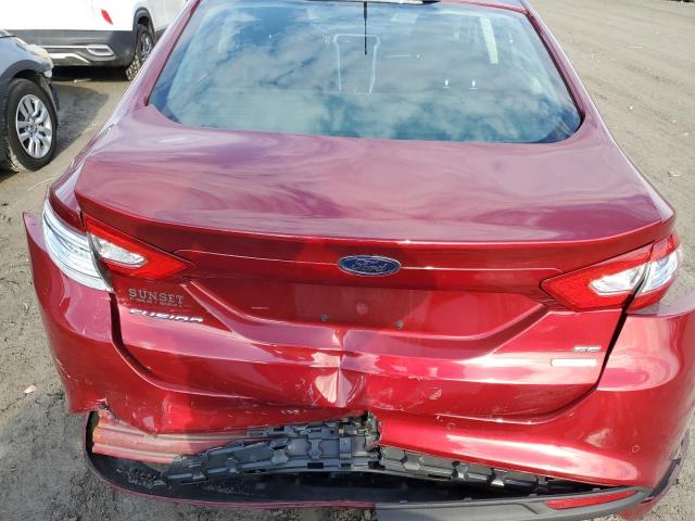 3FA6P0HR8DR208633 - 2013 FORD FUSION SE RED photo 6