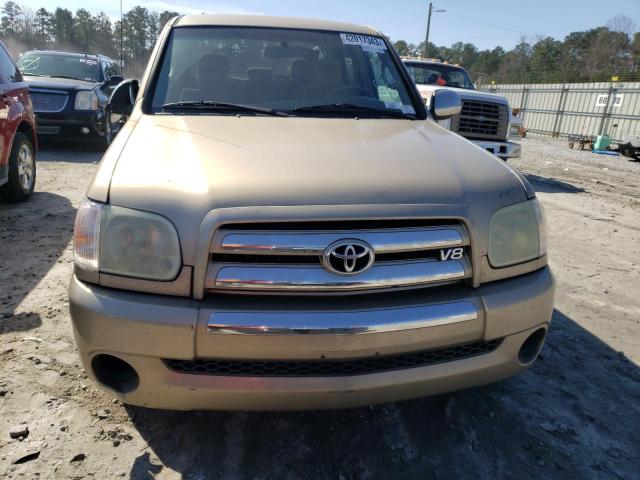 5TBET34165S469639 - 2005 TOYOTA TUNDRA DOUBLE CAB SR5 GOLD photo 5