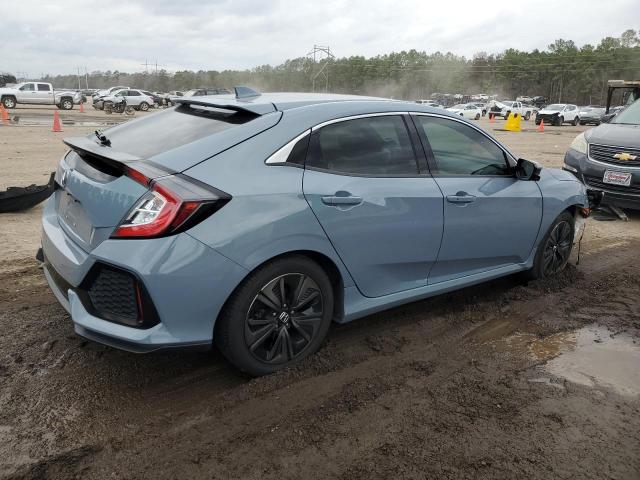 SHHFK7H56JU223058 - 2018 HONDA CIVIC EX BLUE photo 3