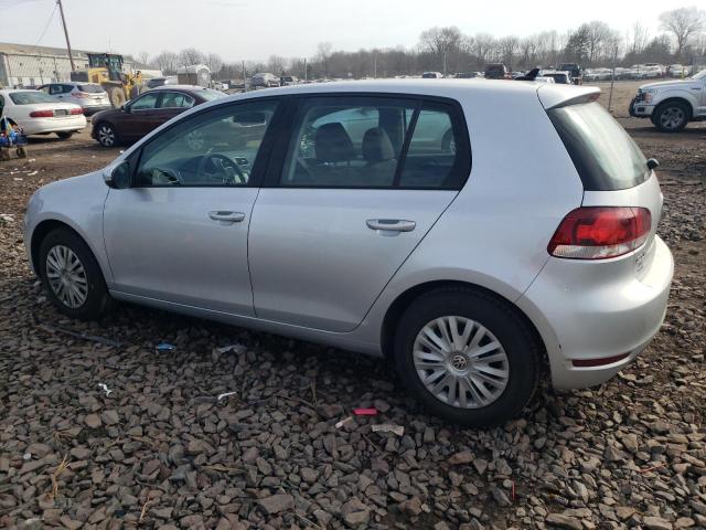 WVWDB7AJ3CW310706 - 2012 VOLKSWAGEN GOLF SILVER photo 2