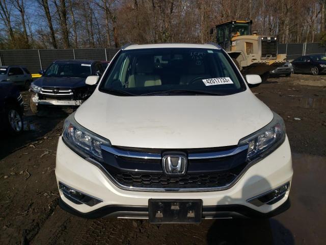 5J6RM4H73FL115133 - 2015 HONDA CR-V EXL WHITE photo 5