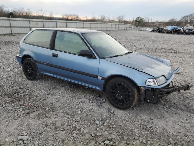 2HGED6355MH591241 - 1991 HONDA CIVIC DX TEAL photo 4