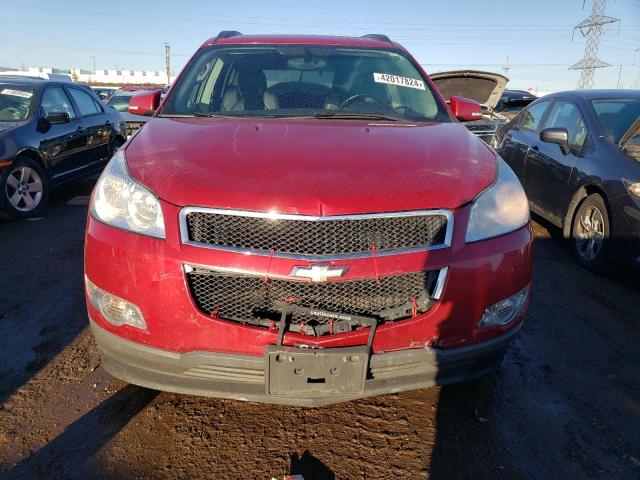 1GNKVJED4CJ424623 - 2012 CHEVROLET TRAVERSE LT RED photo 5