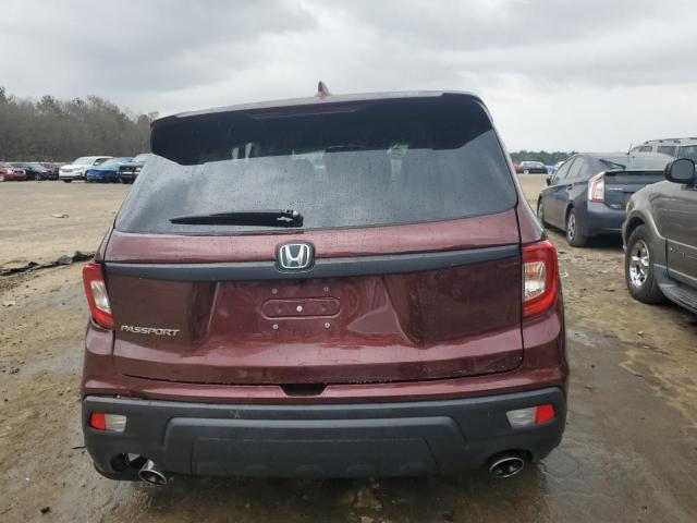 5FNYF7H55KB004446 - 2019 HONDA PASSPORT EXL BURGUNDY photo 6
