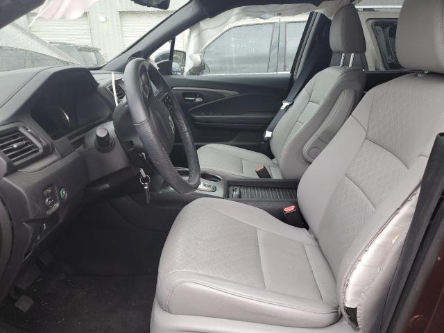 5FNYF7H55KB004446 - 2019 HONDA PASSPORT EXL BURGUNDY photo 7