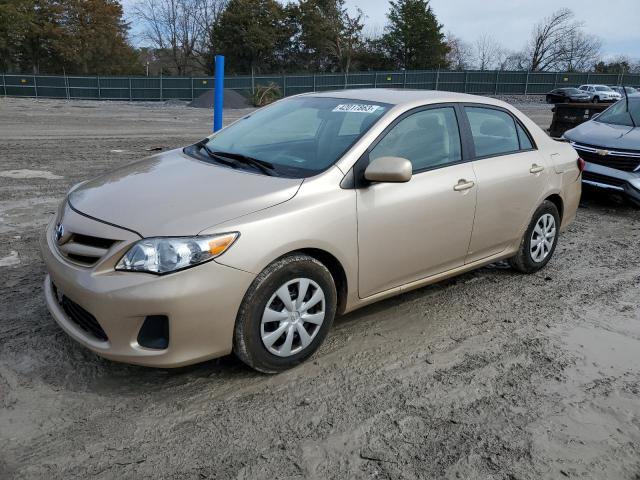 2T1BU4EE8BC580163 - 2011 TOYOTA COROLLA BASE BEIGE photo 1