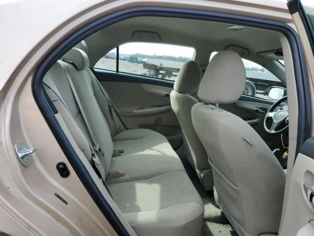 2T1BU4EE8BC580163 - 2011 TOYOTA COROLLA BASE BEIGE photo 10