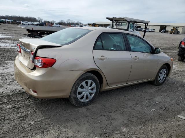 2T1BU4EE8BC580163 - 2011 TOYOTA COROLLA BASE BEIGE photo 3