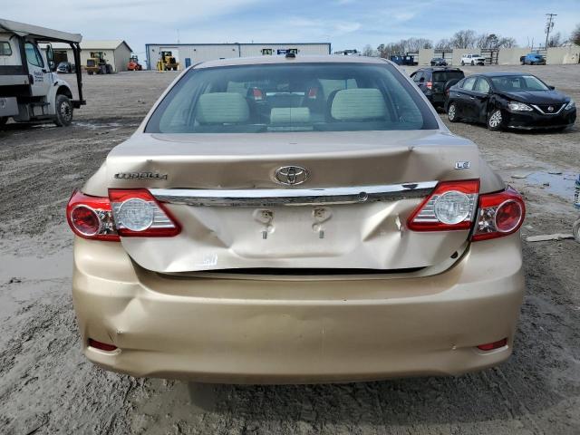 2T1BU4EE8BC580163 - 2011 TOYOTA COROLLA BASE BEIGE photo 6