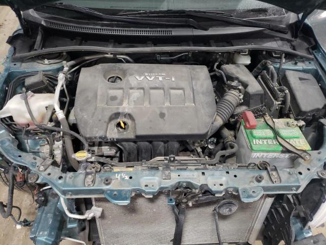 JTDBL40E099027906 - 2009 TOYOTA COROLLA BASE TEAL photo 11