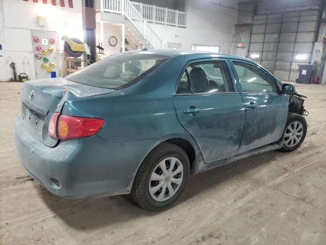 JTDBL40E099027906 - 2009 TOYOTA COROLLA BASE TEAL photo 3