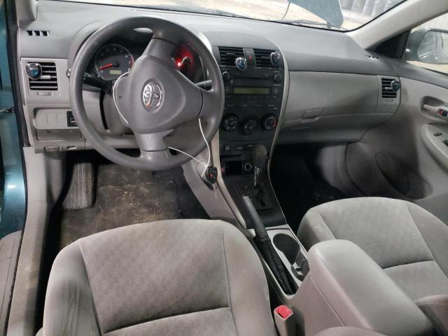 JTDBL40E099027906 - 2009 TOYOTA COROLLA BASE TEAL photo 8