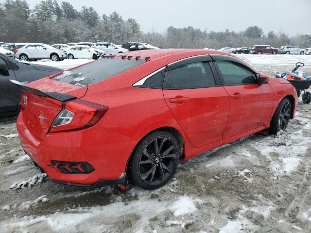 2HGFC2E82LH515465 - 2020 HONDA CIVIC SPORT RED photo 3