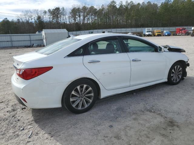 5NPEC4AC7EH812810 - 2014 HYUNDAI SONATA SE WHITE photo 3