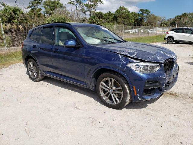 5UXTY3C07L9D44297 - 2020 BMW X3 SDRIVE30I BLUE photo 4