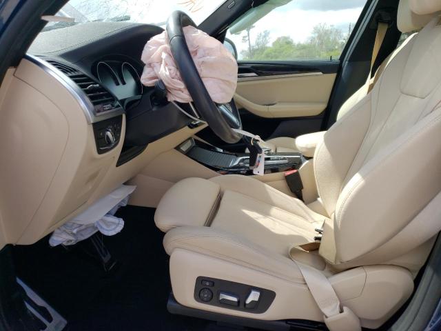 5UXTY3C07L9D44297 - 2020 BMW X3 SDRIVE30I BLUE photo 7