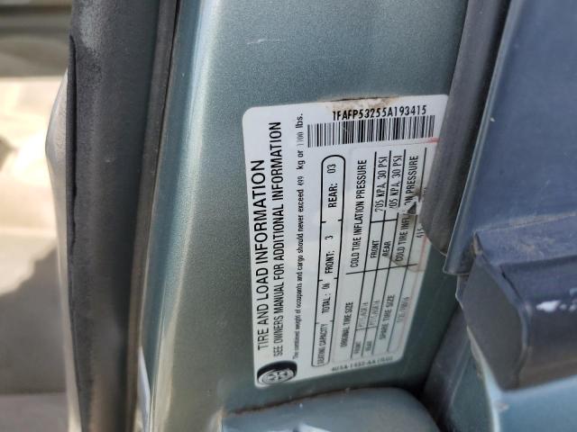 1FAFP53255A193415 - 2005 FORD TAURUS SE GRAY photo 12