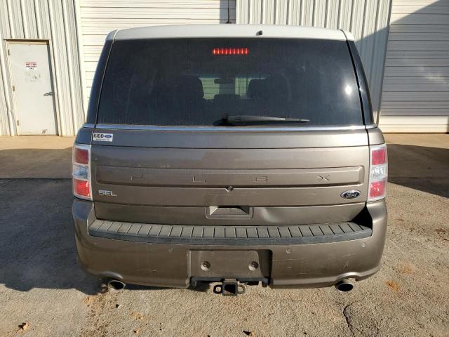 2FMGK5C86EBD01252 - 2014 FORD FLEX SEL GRAY photo 6