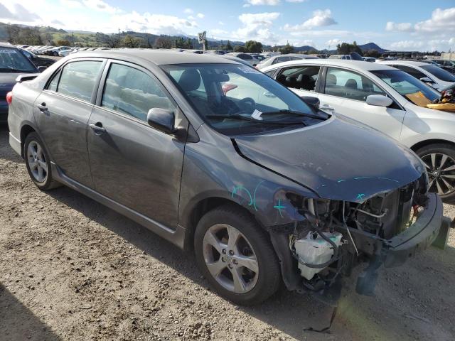 2T1BU4EE0BC673355 - 2011 TOYOTA COROLLA BASE GRAY photo 4