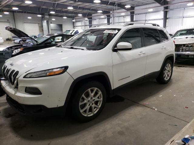 1C4PJLCBXEW208501 - 2014 JEEP CHEROKEE LATITUDE WHITE photo 1