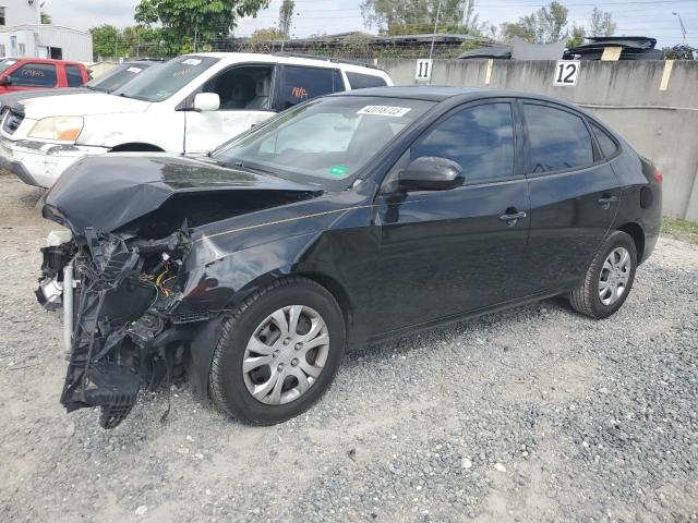 KMHDU4AD3AU162726 - 2010 HYUNDAI ELANTRA BLUE BLACK photo 1